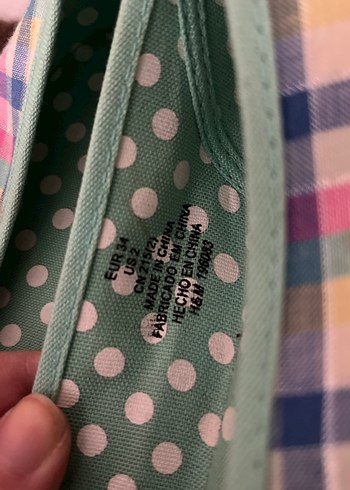 Kız Çocuk Çok Renkli Kareli Babet - Görsel 4