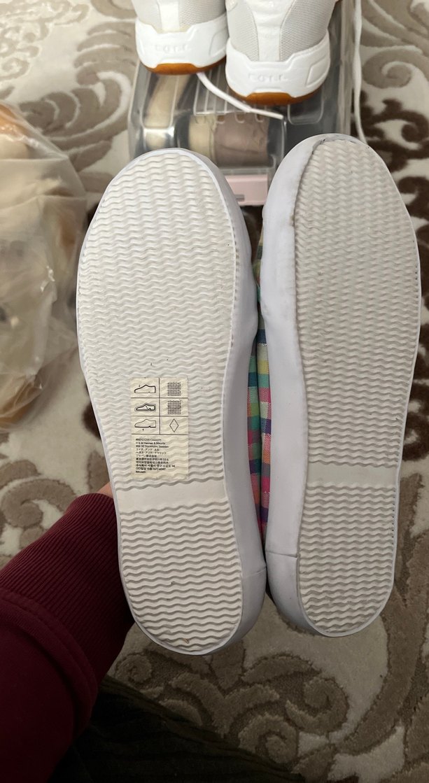 Kız Çocuk Çok Renkli Kareli Babet - Görsel 3