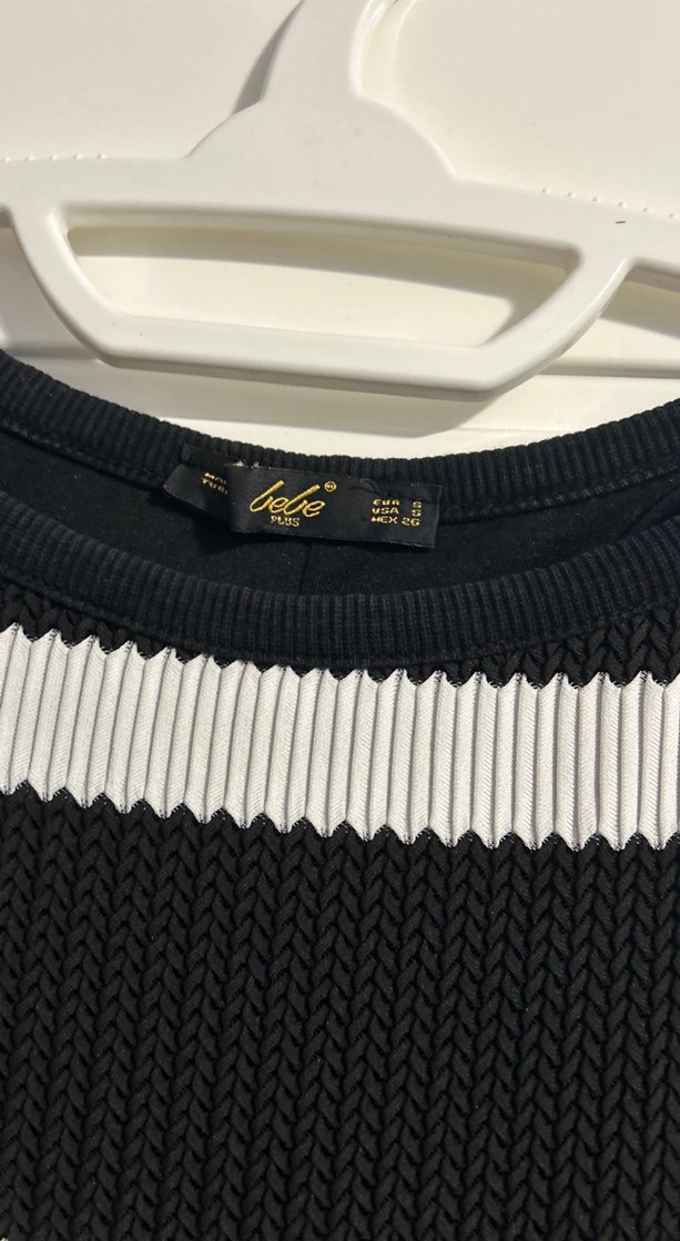 S beden çizgili elbise - Görsel 3