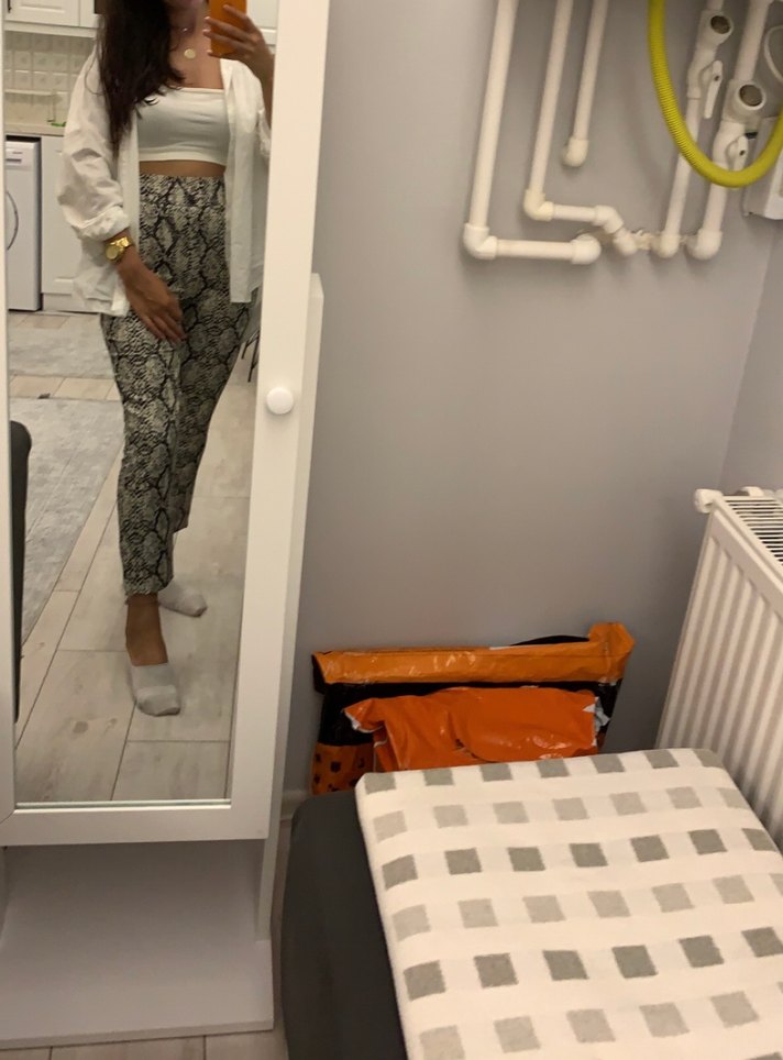 Yılan Desenli  Pantolon - Görsel 4