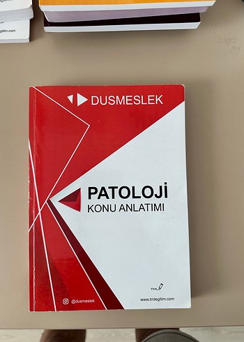 DUSMESLEK Patoloji Konu Anlatımı Kitabı+ soru bankası