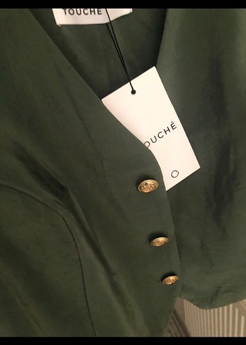 Düğmeli Kısa Kesim Kadın Yelek - Görsel 3