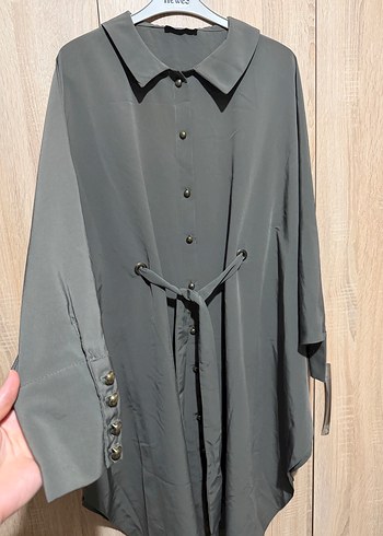 Düğme detaylı tunik - Görsel 3