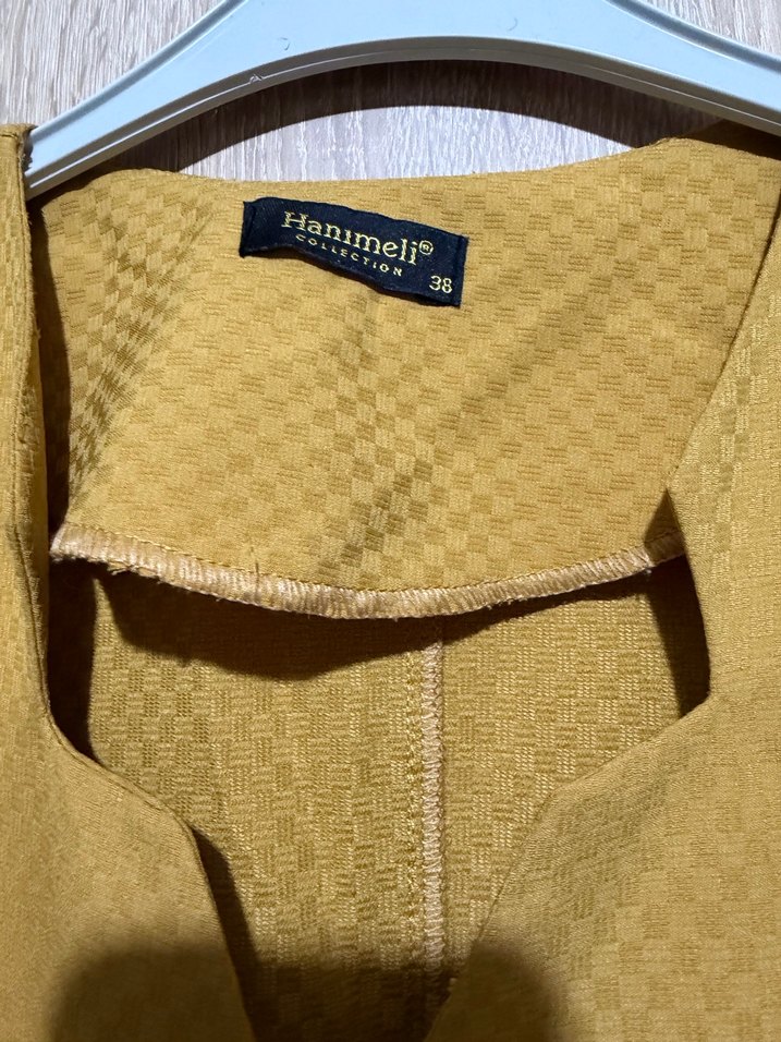 Düğmeli Uzun Kadın Yelek - Görsel 4