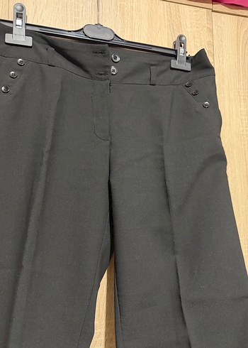 Kadın Siyah Kumaş Pantolon - Görsel 3