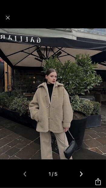 Pull&bear peluş mot/kaban