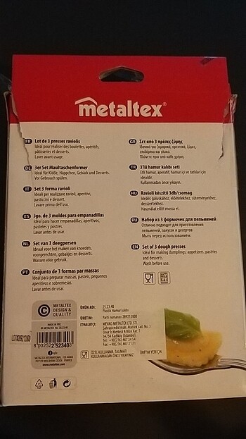 Diğer Ravioli yapım kalıbı