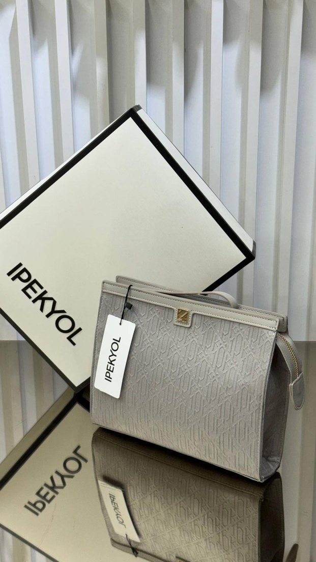 Ipekyol Suede El Çantası Clutch — görsel 7/10