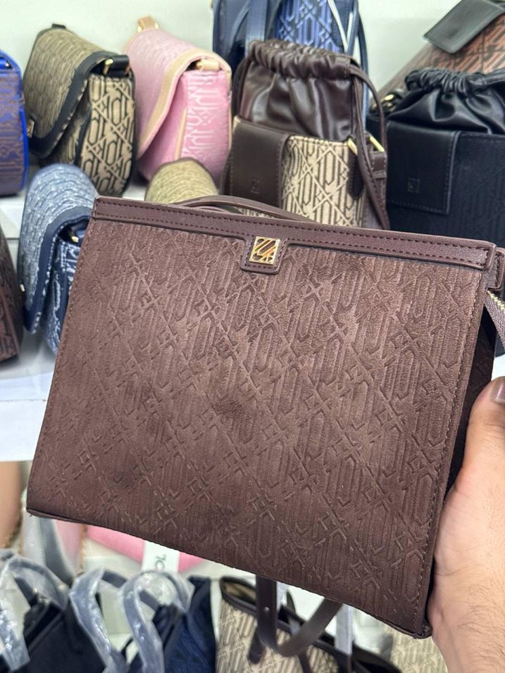 Ipekyol Suede El Çantası Clutch — görsel 8/10