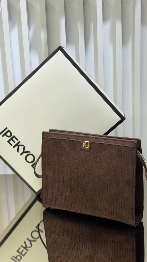 Ipekyol Suede El Çantası Clutch — görsel 4/10