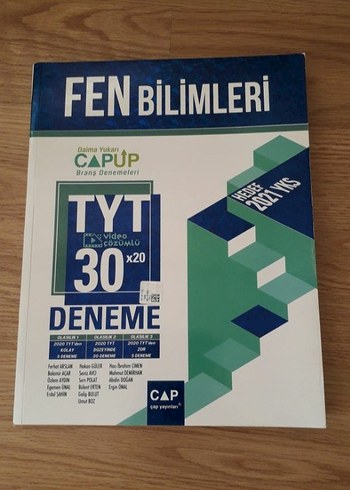 TYT Fen Bilimleri 30x20 Deneme Kitabı