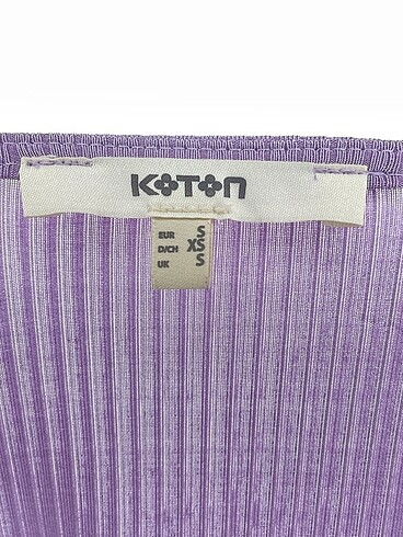 s Beden mor Renk Koton Bluz %70 İndirimli.
