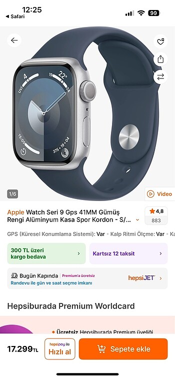 #Apple Watch 9. Garantisi var