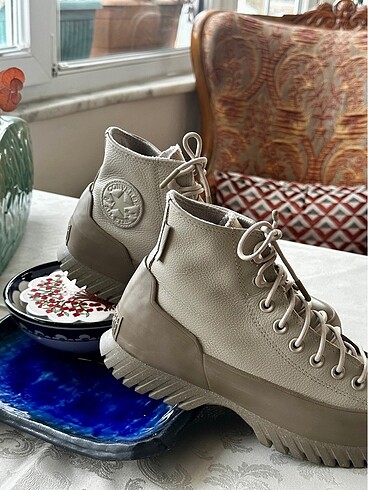 40 Beden #Converse deri waterproof su geçirmez