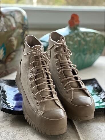 40 Beden camel Renk #Converse deri waterproof su geçirmez