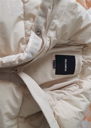 Beyaz Fermuarlı Kadın Kolsuz Kış Montu - Görsel 2