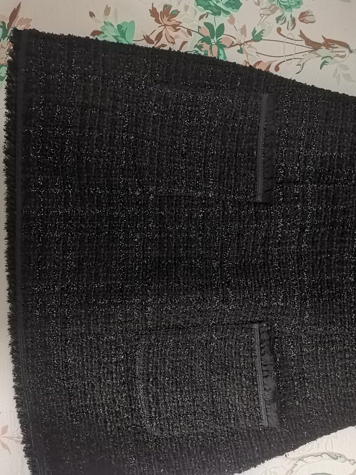 Siyah Tüvit Mini Elbise Beymen/ Clockhouse - Görsel 3