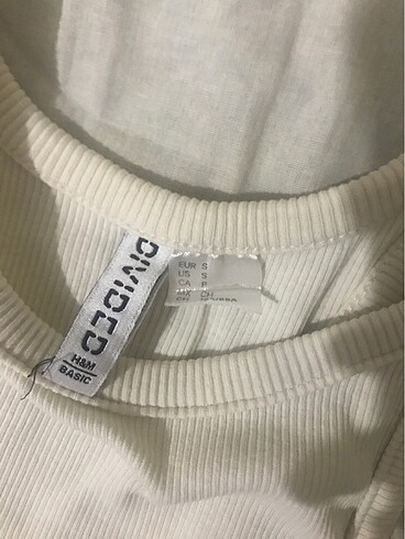 s Beden camel Renk H&M crop atlet