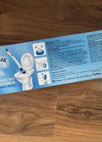 Beden 60 Adet Wellnax Tuvalet Yedek Sünger Kartuş