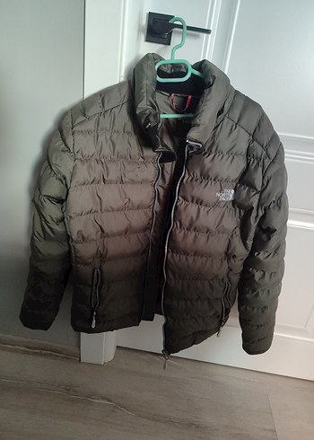 Erkek haki Fermuarlı Yüksek Yakalı Mont - Görsel 2