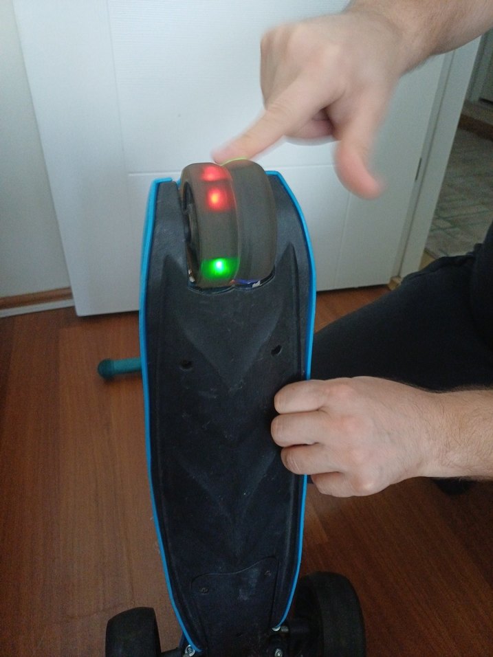 ışıklı scooter - Görsel 4