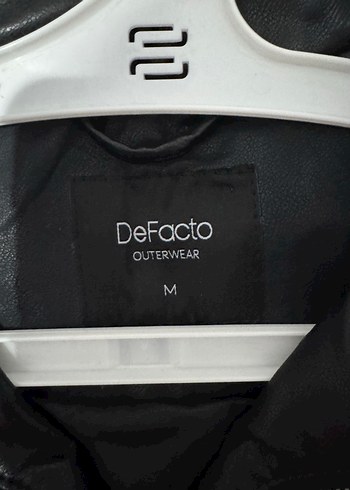 Defacto Siyah Biker Deri Ceket Kadın - Görsel 3