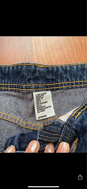 s Beden H&M orijinal şort