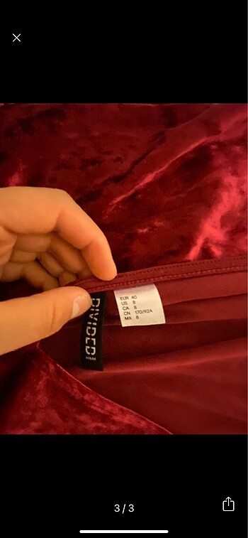 s Beden H&M elbise