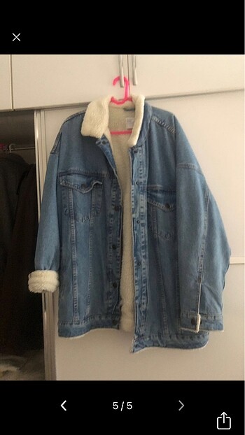 Bershka denim mont