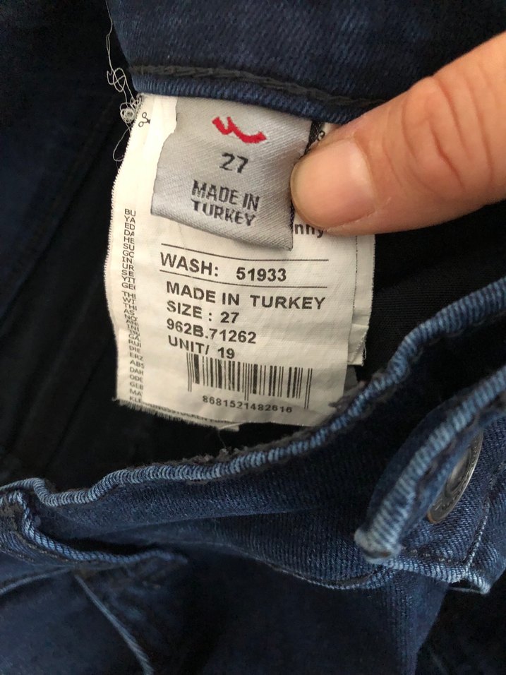 Koyu Lacivert Slim Fit Denim Jean — görsel 8/9