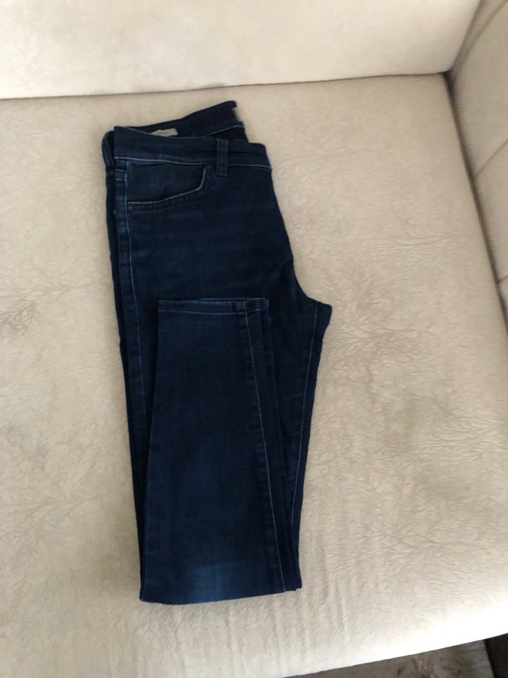 Koyu Lacivert Slim Fit Denim Jean — görsel 7/9