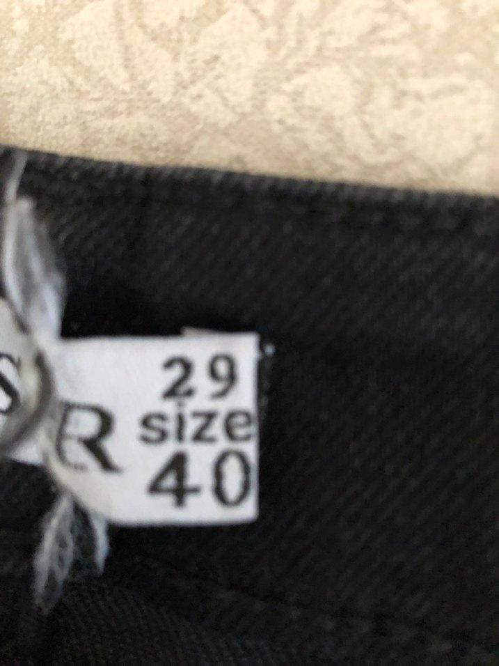 Siyah Yüksek Bel Düz Paça Jean — görsel 8/9
