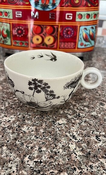 H&M Home buyuk kuşlu fincan