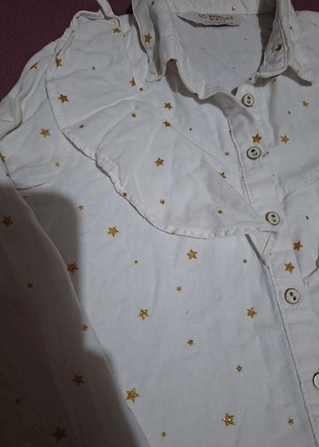 Kız Çocuk uzun Kollu Gömlek - Görsel 3