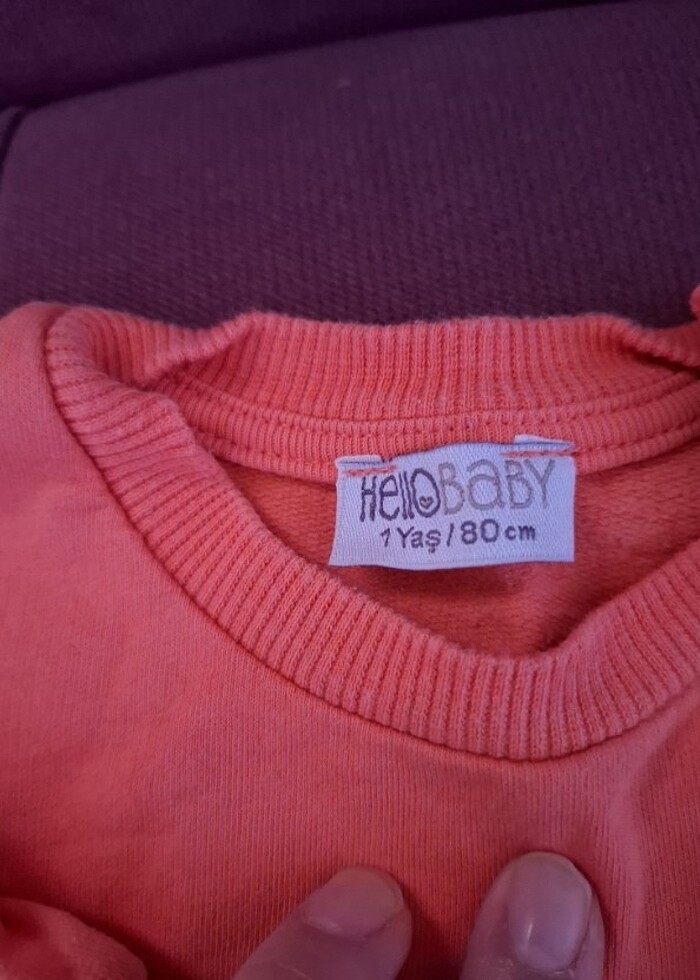 Hellobaby bebek sweatshirt - Görsel 4