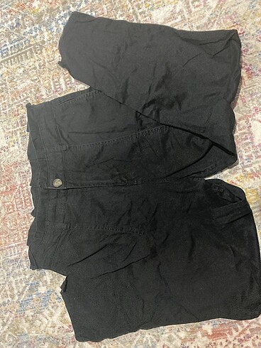 42 Beden siyah Renk Havuç tip pantolon