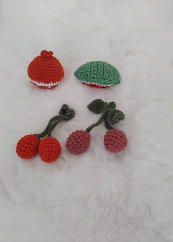 El Örgüsü Bohem Meyve Süsü Seti - Görsel 3