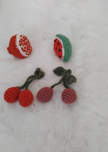 El Örgüsü Bohem Meyve Süsü Seti - Görsel 2