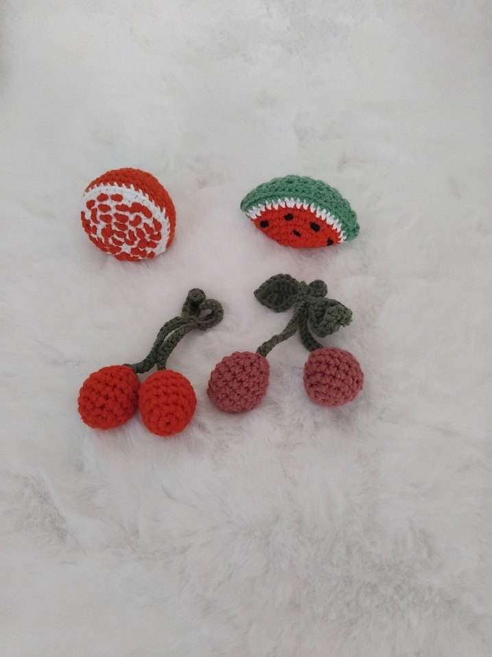 El Örgüsü Bohem Meyve Süsü Seti - Görsel 4