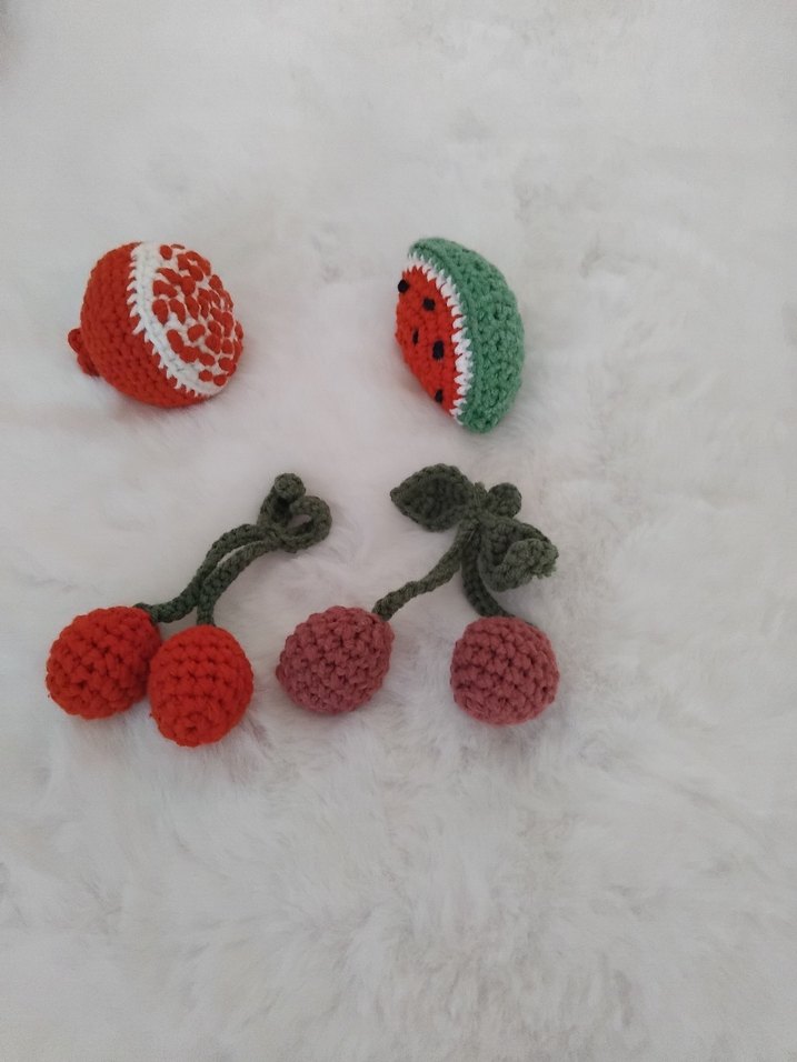 El Örgüsü Bohem Meyve Süsü Seti - Görsel 2