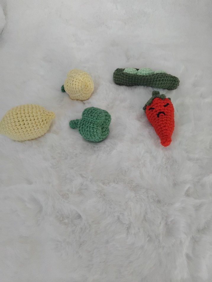 El Yapımı Örgü Sebze Seti - Görsel 2