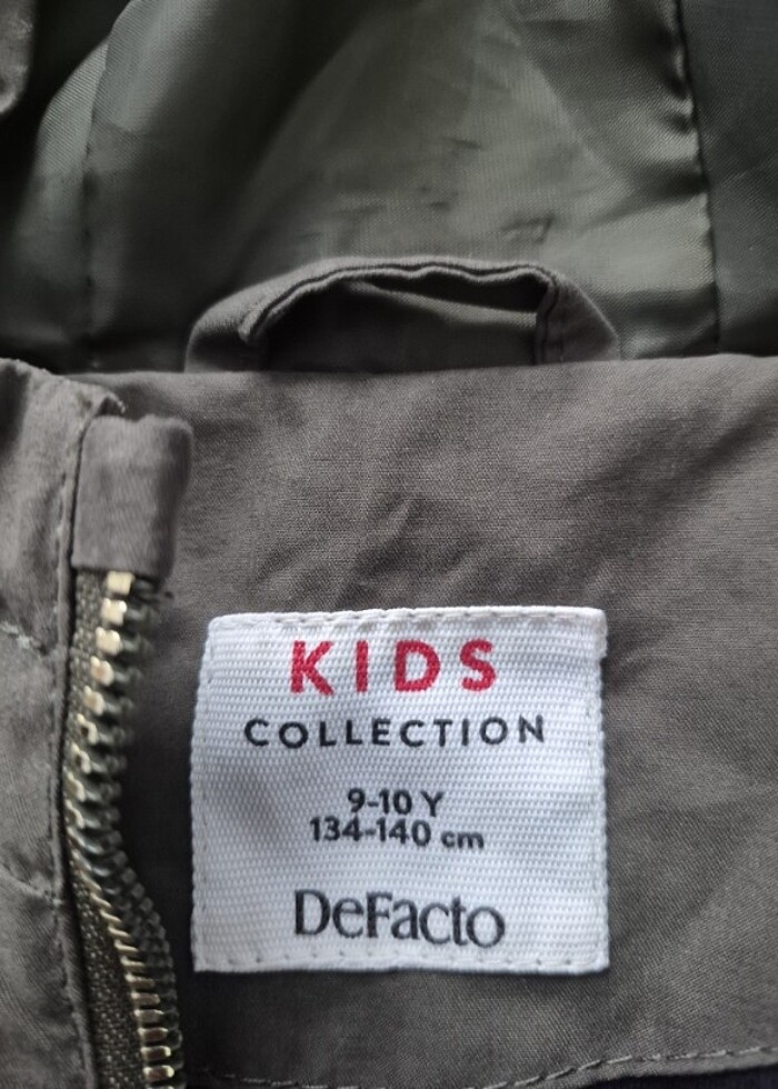 Kız çocuk trençkot - Görsel 3