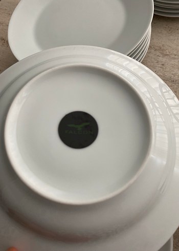 Gri Desenli Beyaz Yemek Takımı - Görsel 9