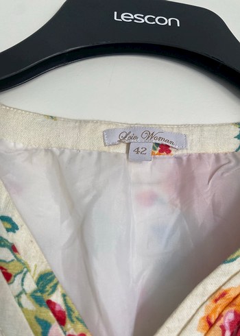LC Waikiki Çiçek Desenli Midi Bohem Elbise