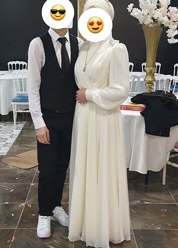 Sade gelinlik nikah elbisesi 