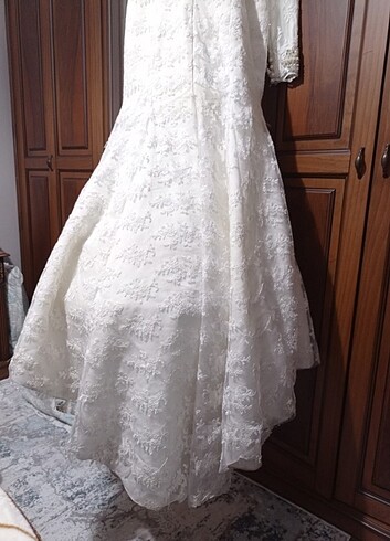 Tesettür balık gelinlik  - Görsel 7