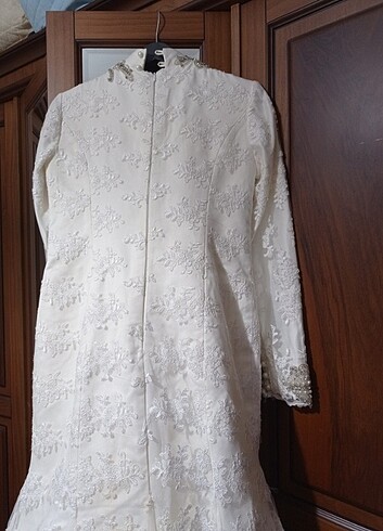 Tesettür balık gelinlik  - Görsel 8