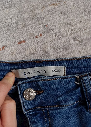 LC Waikiki Lacivert Denim Uzun Etek