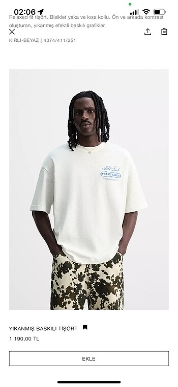 Erkek tshirt