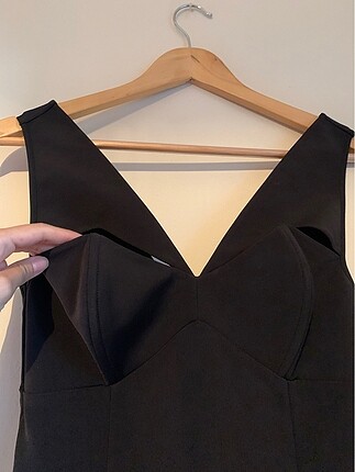 On Fashion Siyah mini elbise